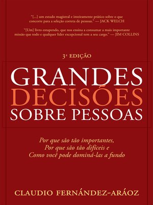 cover image of Grandes Decisões Sobre Pessoas